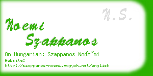 noemi szappanos business card